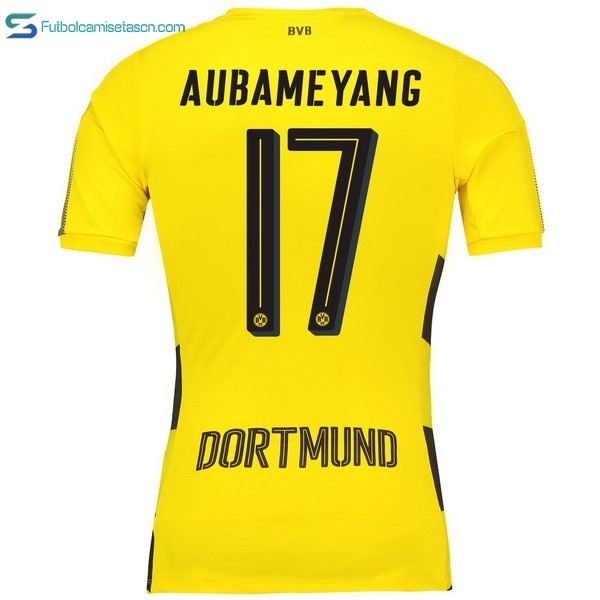 Camiseta Borussia Dortmund 1ª Aubameyang 2017/18